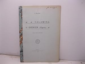 Bild des Verkufers fr Calamina di Ghergur (Algeria) con una tavola zum Verkauf von Coenobium Libreria antiquaria