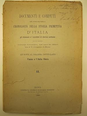 Documenti e computi che formano nella cronologia della storia primitiva d'Italia gli elementi e i...
