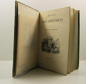 Imagen del vendedor de Histoire des girondins a la venta por Coenobium Libreria antiquaria