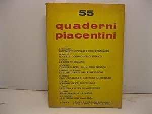 Quaderni piacentini 55 Anno XIV n.55, maggio 1975