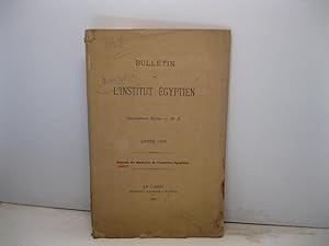 Sur les exe'cute'es en Egypte de 1881 a 1885 par M. G. Maspero. Bulletin de l'institut e'gyptien....