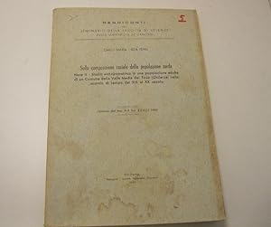 Immagine del venditore per Sulla composizione razziale della popolazione sarda. Nota II - Studio antropometrico in una popolazione adulta di un Comune della Valle Media del Tirso (Ghilarza) nello scorcio di tempo dal XIX al XX secolo. (Estr. dal fasc. 3-4 Vol.XXXIII 1963) Rendiconti del seminario della Facolta' di scienze della Universita' di Cagliari venduto da Coenobium Libreria antiquaria