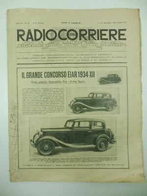 Radiocorriere. Settimanale dell'Ente Italiano audizioni radiofoniche, anno IX, n. 47