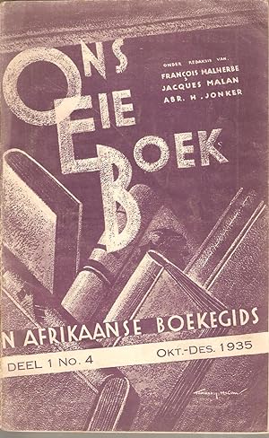 Seller image for Ons Eie Boek: 'n Afrikaanse Boekgids Deel I No. 4 Okt-Des 1935 for sale by Snookerybooks