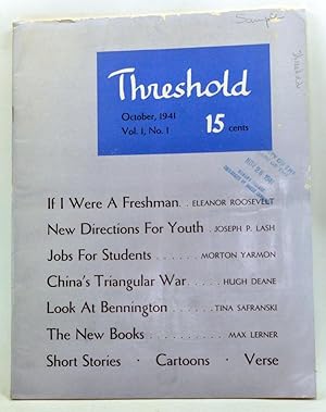 Seller image for Threshold, Volume 1, Number 1 (October 1941) for sale by Cat's Cradle Books
