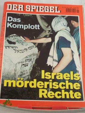 Bild des Verkufers fr 46/1995, Israels mrderische Rechte zum Verkauf von Antiquariat Artemis Lorenz & Lorenz GbR