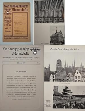 Seller image for Nationalsozialistische Monatshefte. Zentrale politische und kulturelle Zeitschrift der NSDAP Heft 115, Oktober, 10.Jahrgang 1939 Dieses Buch wird von uns nur zur staatsbrgerlichen Aufklrung und zur Abwehr verfassungswidriger Bestrebungen angeboten (86 StGB) for sale by Galerie fr gegenstndliche Kunst