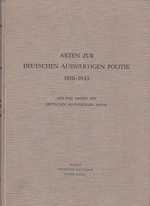 Bild des Verkufers fr Polen, Sdosteuropa, Lateinamerika, Klein- u. Mittelstaaten. Juni 1937 - Mrz 1939 / [Hrsg. Walter Bussmann .] / Bd. 5., Akten zur deutschen auswrtigen Politik, Teil: Ser. D,, 1937 - 1945 zum Verkauf von Licus Media