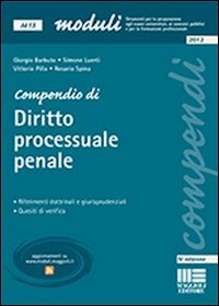 Image du vendeur pour Compendio di diritto processuale penale mis en vente par Libro Co. Italia Srl