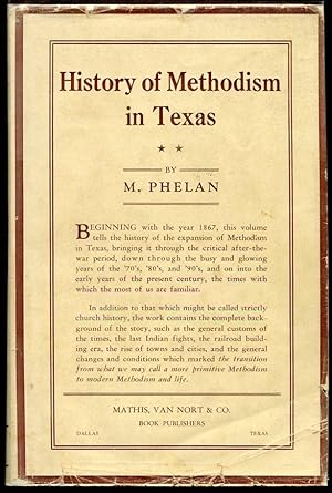 A History of the Expansion of Methodism in Texas 1867-1902