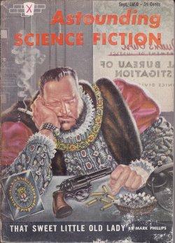 Bild des Verkufers fr ASTOUNDING Science Fiction: September, Sept. 1959 zum Verkauf von Books from the Crypt