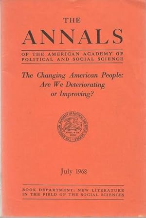 Seller image for The Changing American People: Are We Deteriorating Or Improving? for sale by Lincbook