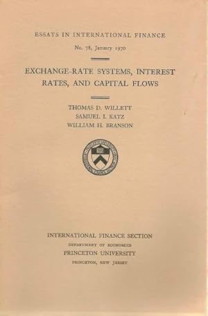 Imagen del vendedor de Exchange-Rate Systems, Interest Rates, and Capital Flows a la venta por Lincbook