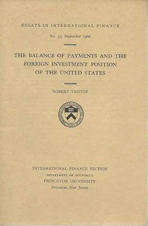 Seller image for The Balance of Payments and the Foreign Investment Position of the United States. for sale by Lincbook