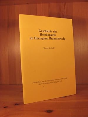 Geschichte der Homöopathie im Herzogtum Braunschweig. Sonderdruck aus dem Salzgitte-Jahrbuch 1997...