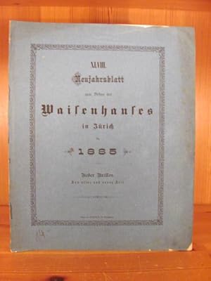 Ueber Brillen (= XLVIII. Neujahrsblatt zum Besten des Waisenhauses in Zürich für 1885)
