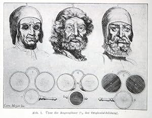Cornelius Meyer: "Degli occhiali." (Über die Brillen.) Anno 1689 (pp.49-53, 2 Abb).