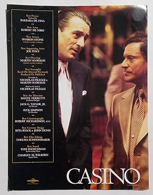 Image du vendeur pour CASINO (1995 Original Movie Motion Picture Mini-Poster for Academy of Motion Picture Arts and Sciences Consideration) mis en vente par Bloomsbury Books