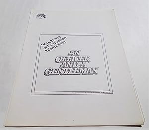 Seller image for An Officer and a Gentleman: Handbook of Production Information (1981) (Motion Picture Movie Film) for sale by Bloomsbury Books