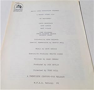 Seller image for My Bodyguard: Handbook of Production Information (1980) (Motion Picture Movie Film) for sale by Bloomsbury Books