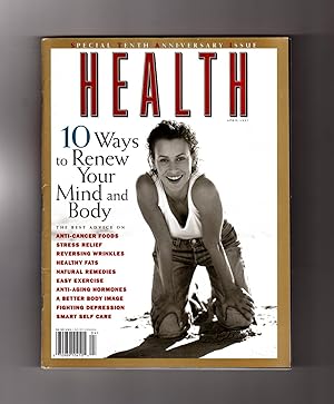 Health Magazine - April, 1997. Maja Kiener Cover. Anti-Cancer Foods; Stress Relief; Reversing Wri...