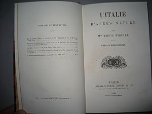 LItalie daprès nature. LItalie méridionale.