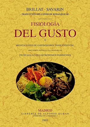 Imagen del vendedor de FISIOLOGIA DEL GUSTO a la venta por Librera Maxtor