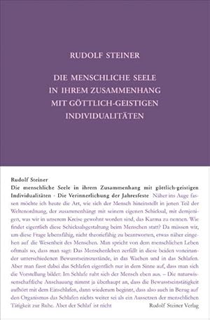 Immagine del venditore per Die menschliche Seele in ihrem Zusammenhang mit gttlich-geistigen Individualitten venduto da Rheinberg-Buch Andreas Meier eK