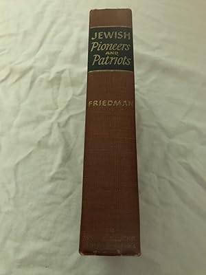 Seller image for Jewish Pioneers and Patriots for sale by Back and Forth Books