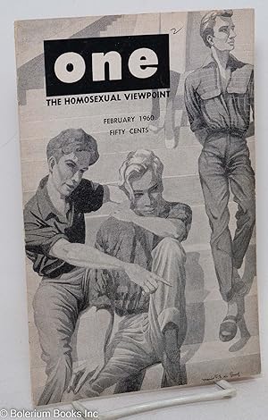 Seller image for ONE Magazine: the homosexual viewpoint; vol. 8, #2, February 1960 for sale by Bolerium Books Inc.