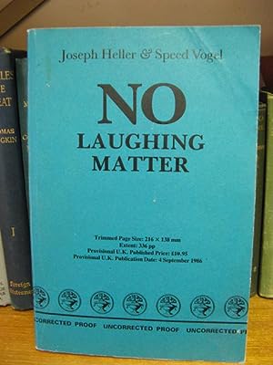 Bild des Verkufers fr No Laughing Matter zum Verkauf von PsychoBabel & Skoob Books