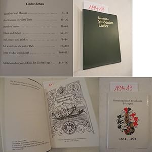 Deutsche Studenten-Lieder. Taschen-Kommersbuch. Textauswahl von Liedern aus dem Allgemeinen Deuts...