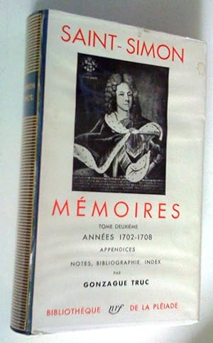 Imagen del vendedor de Mmoires I: 1691-1701 Additions au Journal de Dangeau; tome deuxime: annes 1702-1708 a la venta por Claudine Bouvier