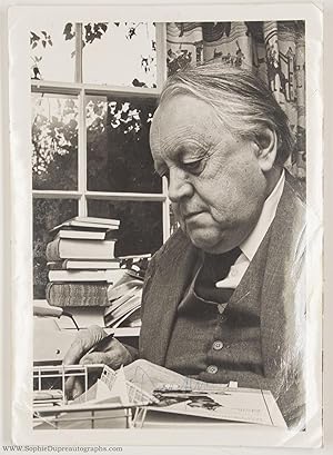 Fine Signed Portrait Photograph, (Douglas, 1897-1978, Editor of The Tablet, 1936-1967)