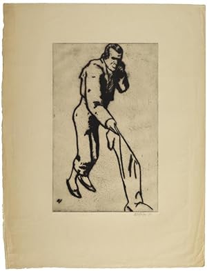 Seller image for Stehender Torero mit Capa in der rechten Hand. for sale by Galerie Joseph Fach GmbH