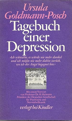 Immagine del venditore per Tagebuch einer Depression venduto da Antiquariat Christian Wulff