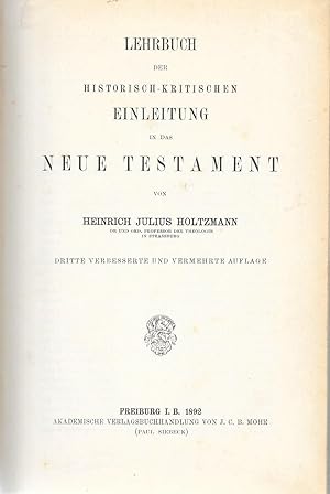 Einleitung in das Neue Testament