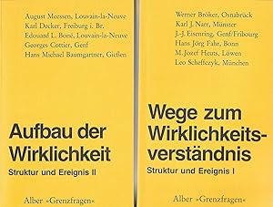 Imagen del vendedor de Wege zum Wirklichkeitsverstndnis - Struktur und Ereignis Band 1 + 2 a la venta por Antiquariat Christian Wulff