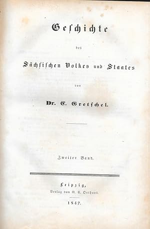 Geschichte des Sächischen Volkes und Staates 2. Band