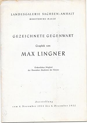 Image du vendeur pour Gezeichnete Gegenwart - Graphik von Max Lingner (Ordentliches Mitglied der Deutschen Akademie der Knste) mis en vente par Antiquariat Christian Wulff