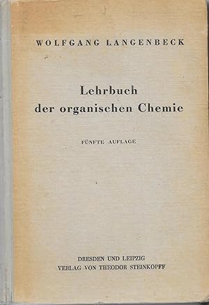 Bild des Verkufers fr Lehrbuch der organischen Chemie zum Verkauf von Antiquariat Christian Wulff