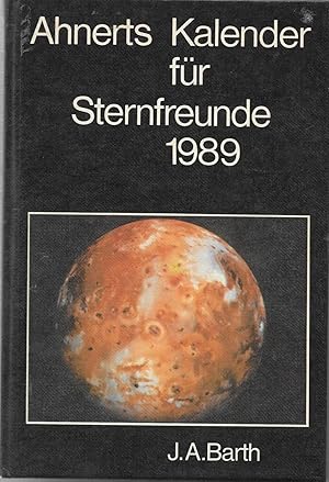 Seller image for Kalender fr Sternfreunde 1989 for sale by Antiquariat Christian Wulff