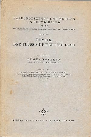 Imagen del vendedor de Physik der Flssigkeiten und Gase a la venta por Antiquariat Christian Wulff