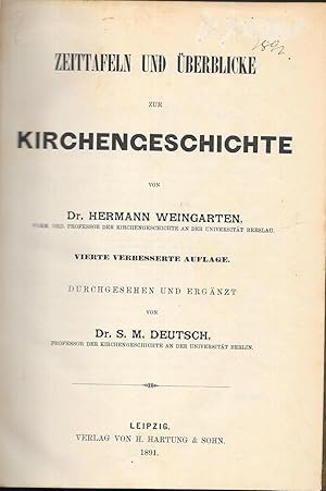 Zeittafeln und Überblicke zur Kirchengeschichte