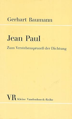 Bild des Verkufers fr Jean Paul - Zum Verstehensproze der Dichtung zum Verkauf von Antiquariat Christian Wulff