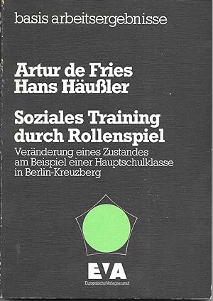 Seller image for Soziales Training durch Rollenspiel for sale by Antiquariat Christian Wulff