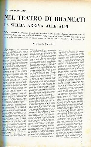 SERATA DI GALA, dramma in tre atti (sul numero 145 del maggio 1958 - pag. 41-64 della rivista SIP...