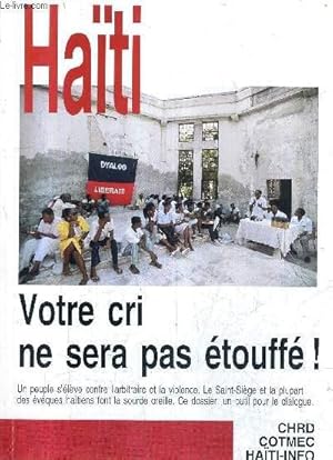 Image du vendeur pour HAITI VOTRE CRI NE SERA PAS ETOUFFE !. mis en vente par Le-Livre