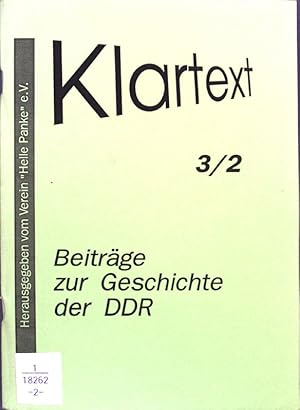 Imagen del vendedor de Die SED zwischen Massenpartei und Kaderpartei neuen Typs (1946-1948); in: Heft 3/3 Klartext, Beitrge zur Gechichte der DDR; a la venta por books4less (Versandantiquariat Petra Gros GmbH & Co. KG)