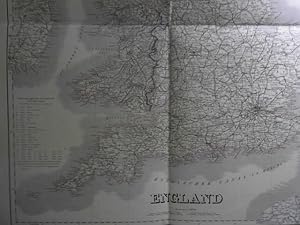 England, Maßstab 1:1,200.000, vermutlich aus: Heinrich Kiepert's "Grosser Handatlas"